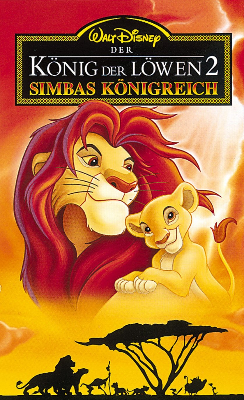 der könig der löwen 2 dvd oder bluray leihen