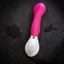 Wieder aufladbarer Design-Vibrator aus Silikon, 17,5 cm