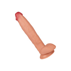 Massiver Naturdildo aus Silikon, 31,5 cm