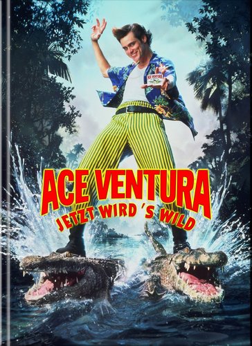 ACE VENTURA 2 - JETZT WIRD’S WILD - Cover A - Mediabook - Limited Edition (Blu-ray Disc)