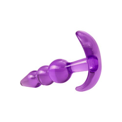 Triple Bead Anal Plug, 9,5 cm