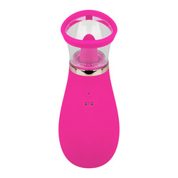 Zungenvibrator mit Saugfunktion, 17 cm