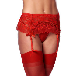 Glossy Suspenderbelt, 3 Teile