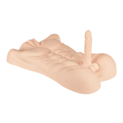 Realistischer Männertorso, 58 cm