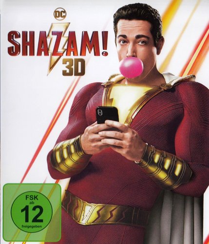 Shazam! (Blu-ray 3D), gebraucht, ohne Cover
