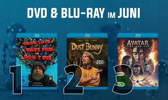Die DVD &amp; Blu-ray Charts Juni 2026: Aufstand im Tierreich und eine Extrawurst fürs Heimkino