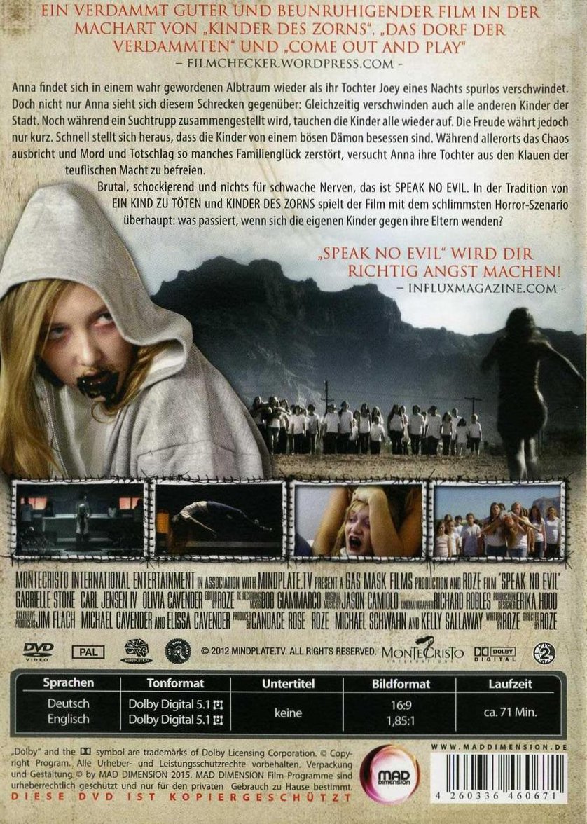 Speak No Evil Trailer Deutsch