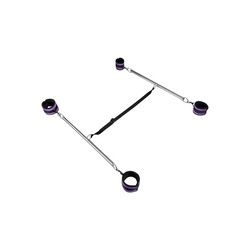 Double Spreader Bar with Soft Cuffs, 4 Teile