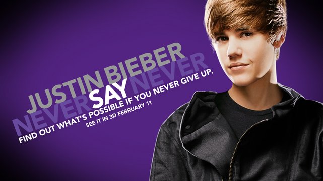 Justin Bieber - Never Say Never - Wallpaper 3