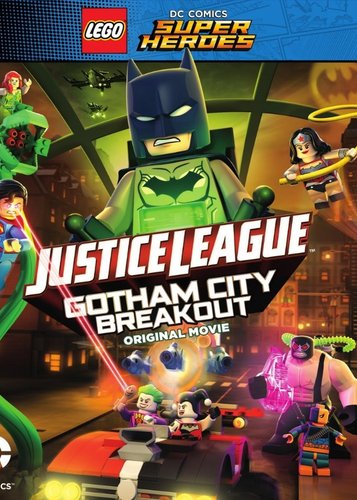 LEGO DC Comics Super Heroes: Justice League - Gefängnisausbruch in Gotham City - Poster 1