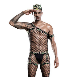 Sexy Army-Kostüm, 5Teile