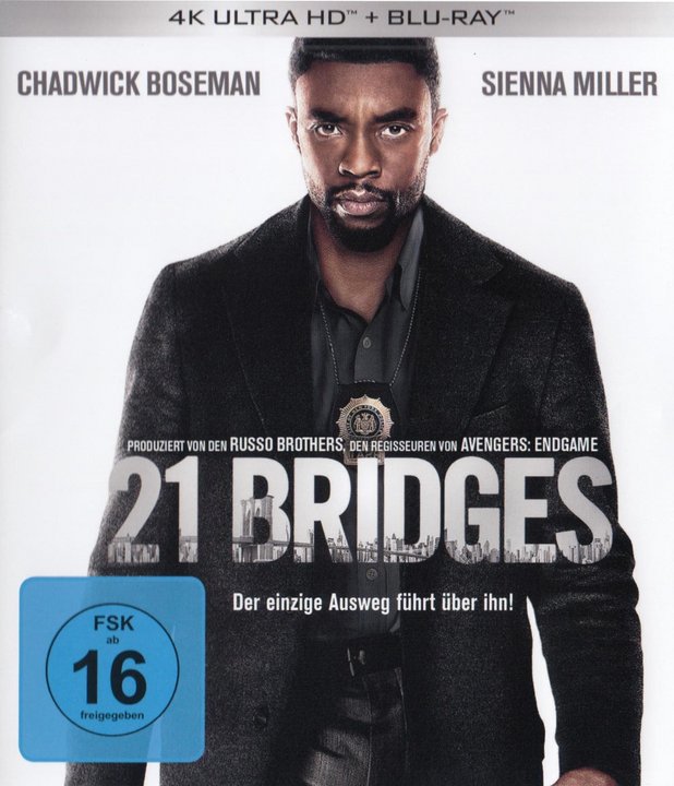 21 Bridges (4K UHD), gebraucht, ohne Cover