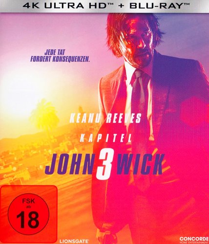 John Wick - Kapitel 3 (4K UHD), gebraucht, ohne Cover