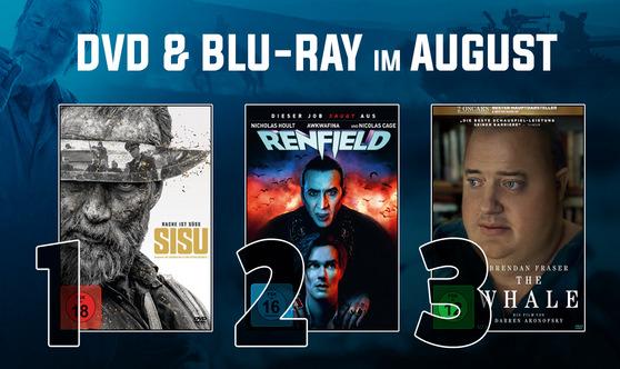 DVD & Blu-ray Film-Charts August 2023: Eure Top 10 im August: Bittere Rache - neue Feinde