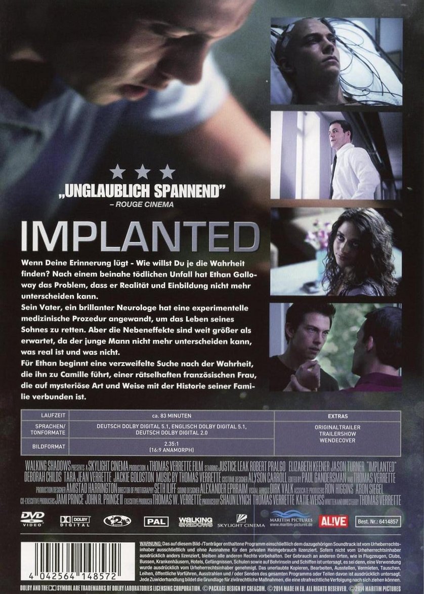 Implanted - die erinnerung lügt film