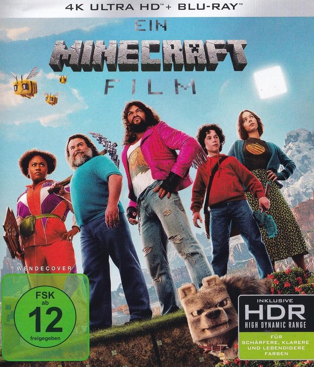 Ein Minecraft Film (4K UHD), gebraucht, ohne Cover