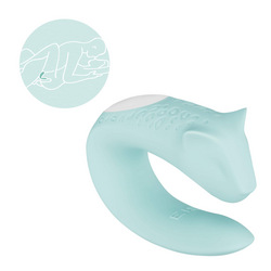 Paarvibrator Gepard aus Silikon, 8 cm