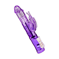 Stoßender Perlenvibrator, 24 cm