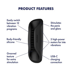 Satisfyer ‘Perfect Grip’, 16 cm