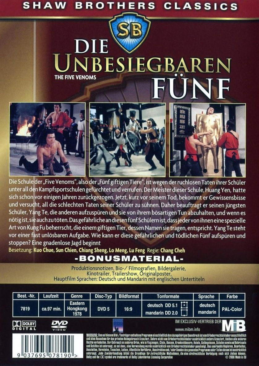 Die unbesiegbaren Fünf DVD oder Bluray leihen VIDEOBUSTER.de
