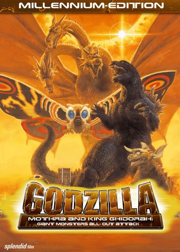 Godzilla, Mothra and King Ghidorah - Poster 1