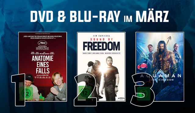 DVD & Blu-ray Charts März 2024: Unterwasserabenteuer und ein schicksalhafter Fall!