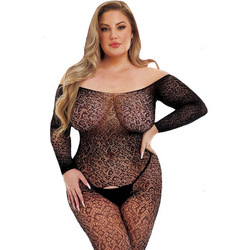 Long Sleeve Lace Bodystocking