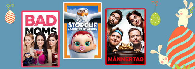 VoD Filme zu Ostern: Wir haben für Euch das Beste zum Osterfeste!