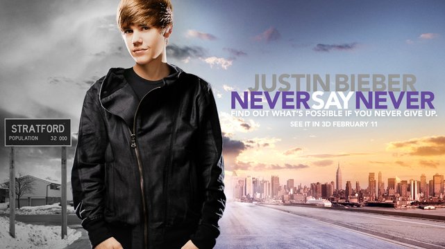 Justin Bieber - Never Say Never - Wallpaper 1