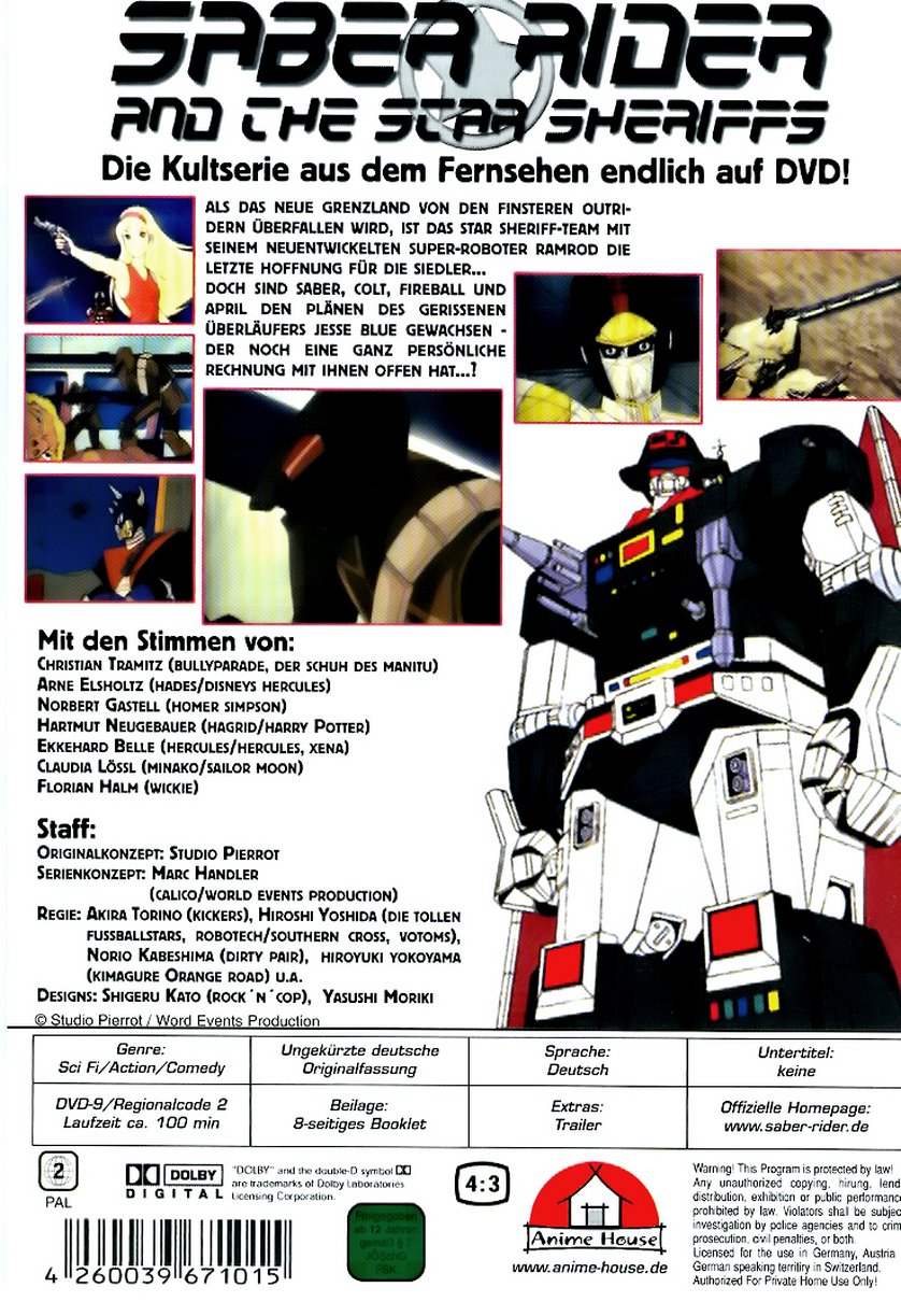 Saber Rider und die Star Sheriffs: DVD oder Blu-ray leihen - VIDEOBUSTER.de