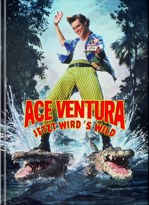 ACE VENTURA 2 - JETZT WIRD’S WILD - Cover A - Mediabook - Limited Edition (Blu-ray Disc)