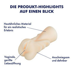 Handlicher Vagina Masturbator, 13 cm