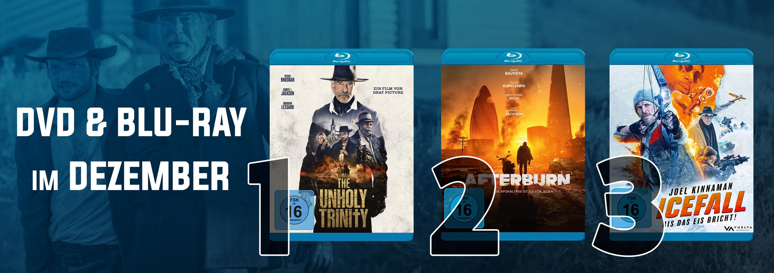DVD &amp; Blu-ray Charts Dezember 2025: Eiskalte Unterhaltung und heiße Action!