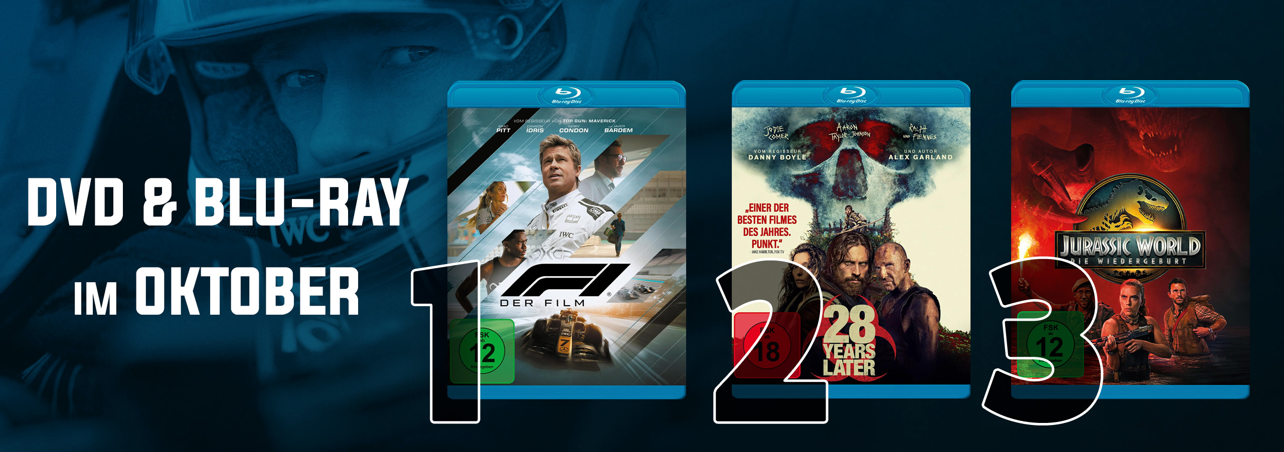 DVD & Blu-ray Charts Oktober 2025: Superhelden und Antihelden erobern eure Charts!
