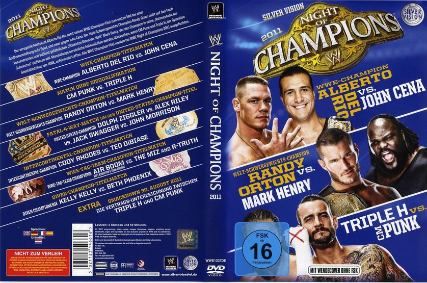 WWE Night of the Champions 2011 DVD oder Bluray leihen VIDEOBUSTER.de