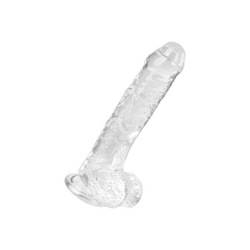 Naturdildo mit Hodenansatz, Größe M, 21 cm
