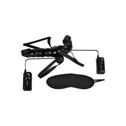 Vibr. Double Delight Strap On, 32,5 cm
