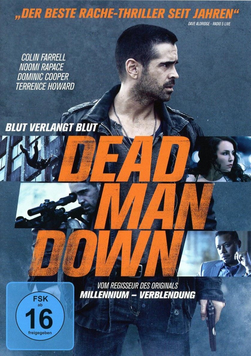Bildergebnis für dead man down dvd