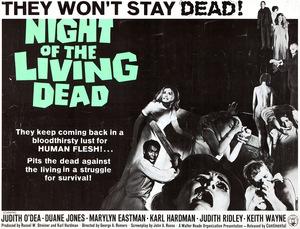 1968er Postermotiv zur 'Night of the Living Dead' © Continental