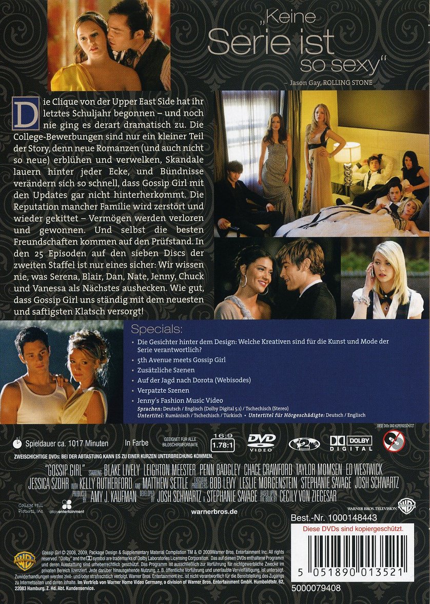 Gossip Girl Staffel 2 Gossip Girl Staffel 2