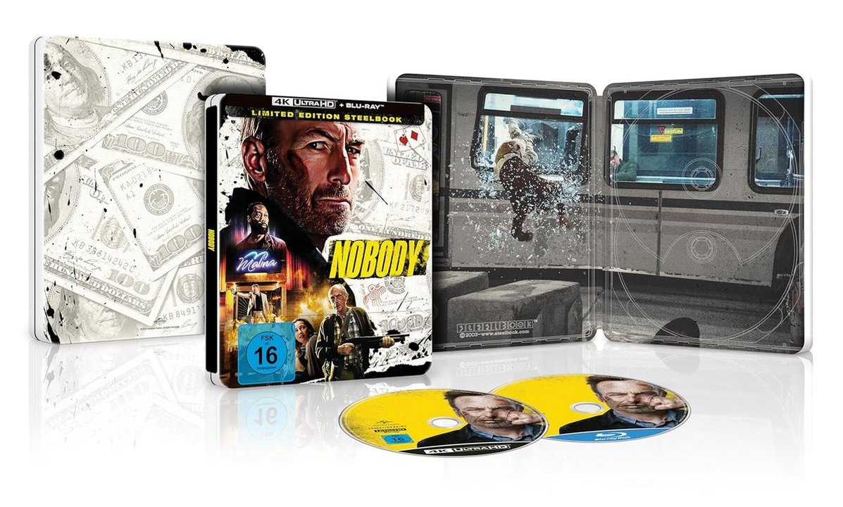 NOBODY - Steelbook - Limited Edition (4K Ultra HD) (Blu-ray 4K Ultra HD)
