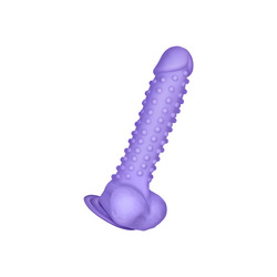 Genoppter Silikon-Naturdildo, 24,5 cm