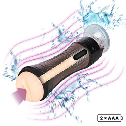 Masturbator mit Saugfuß, 28,5 cm