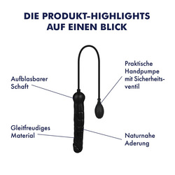 Aufblasbarer Riesendildo, 30,5 cm
