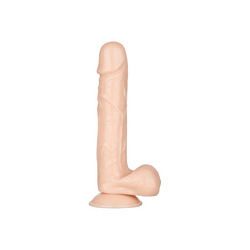 Naturdildo mit Saugfuß, 22,5 cm