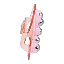 Herzförmiger Massagehandschuh mit Edelstahlkugeln