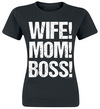 Wife! Mom! Boss! powered by EMP (T-Shirt)