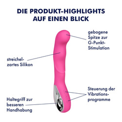 Luxuriöser G Spot Vibrator, 20 cm