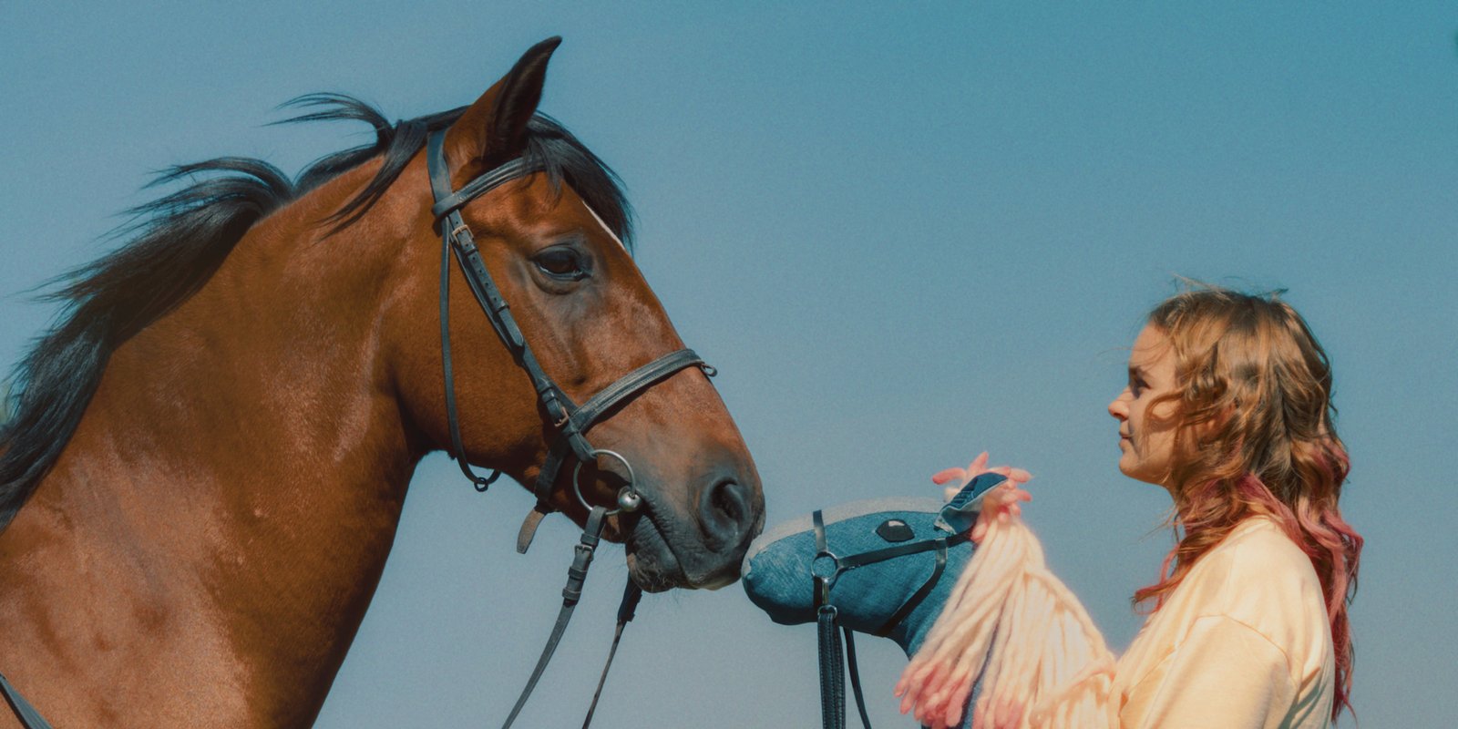 Pferd am Stiel