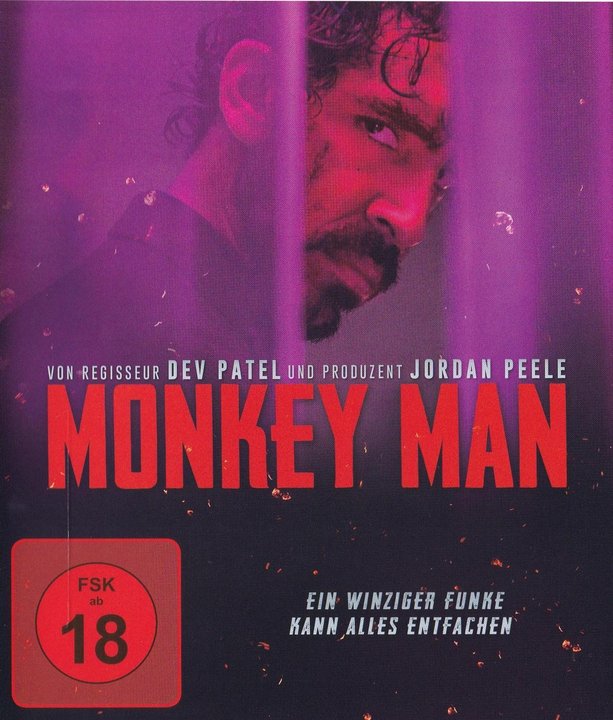 Monkey Man (4K UHD), gebraucht, ohne Cover
